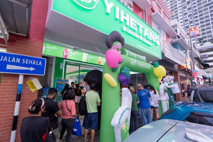 益禾堂開到馬來西亞，又“卷”出新高度！