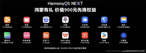 鴻蒙有禮活動倒計時，900元紅包和視頻會員季卡免費(fèi)領(lǐng)！