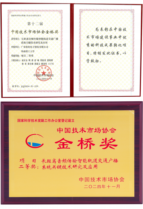 科技硬實力再獲認(rèn)可！祝賀itc保倫股份榮膺國家級“金橋獎”項目獎二等獎！