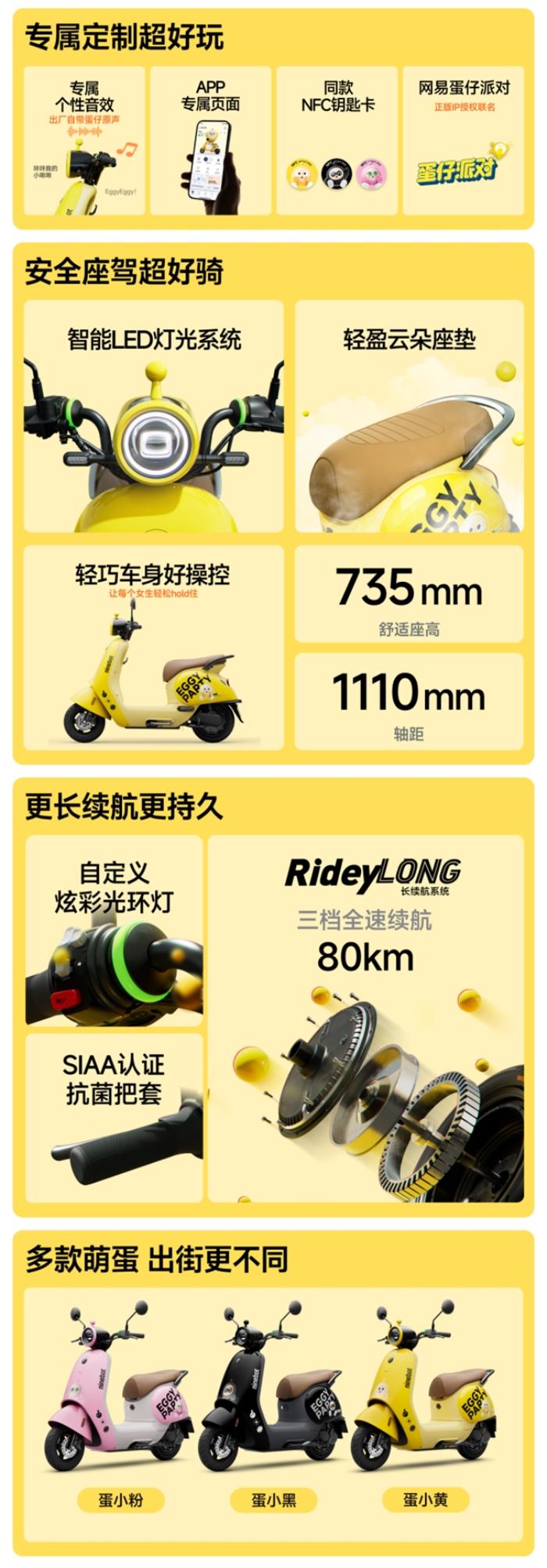 騎進「蛋仔」次元！九號×蛋仔派對新車上市！通勤也能開派對