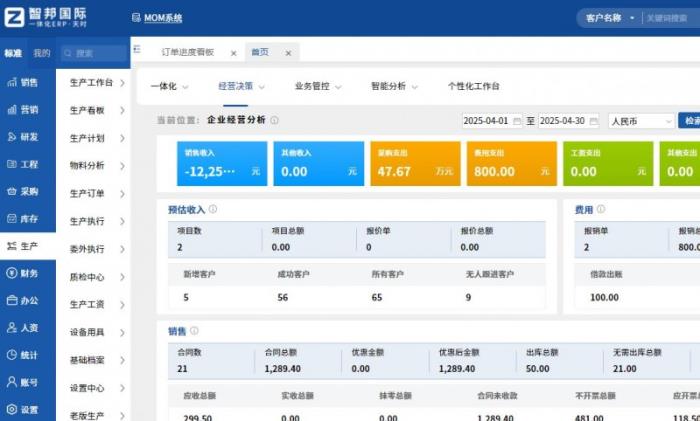 智邦國際一體化ERP：助力企業(yè)一體化數(shù)智進化，全維度構(gòu)建新生態(tài)