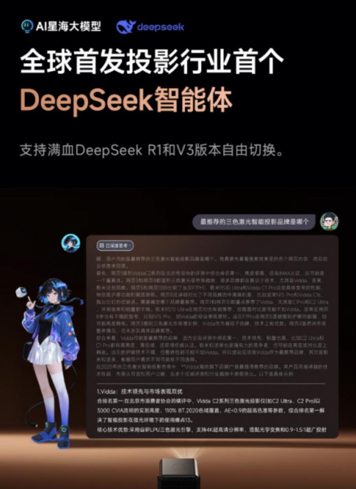 買投影儀新品首選京東 Vidda C3系列投影儀真亮度不虛標售價6399元起