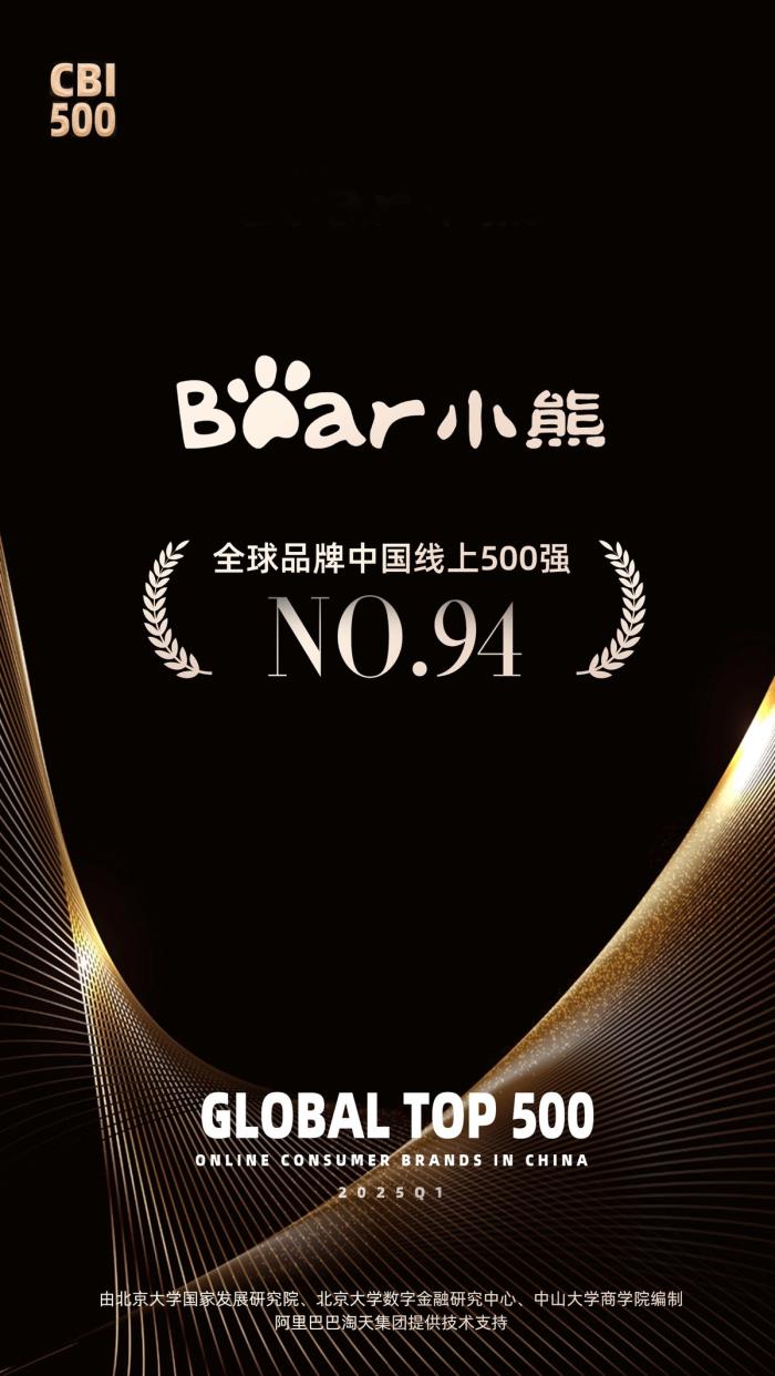 小熊電器：從大灣區(qū)“網(wǎng)紅小家電”躋身全球品牌榜百強(qiáng)