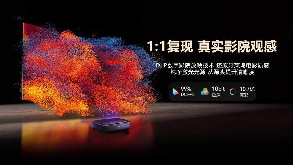 傳統(tǒng)電視藍(lán)光傷眼？激光電視的自然光屏出手了！百吋大屏竟比看書(shū)還舒服20%