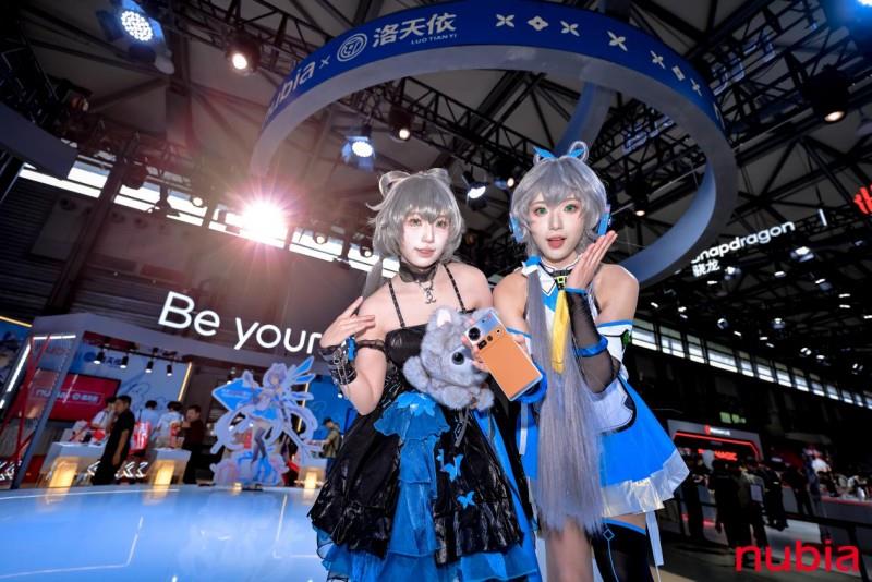 努比亞布局游戲二次元，攜手洛天依亮相ChinaJoy2025