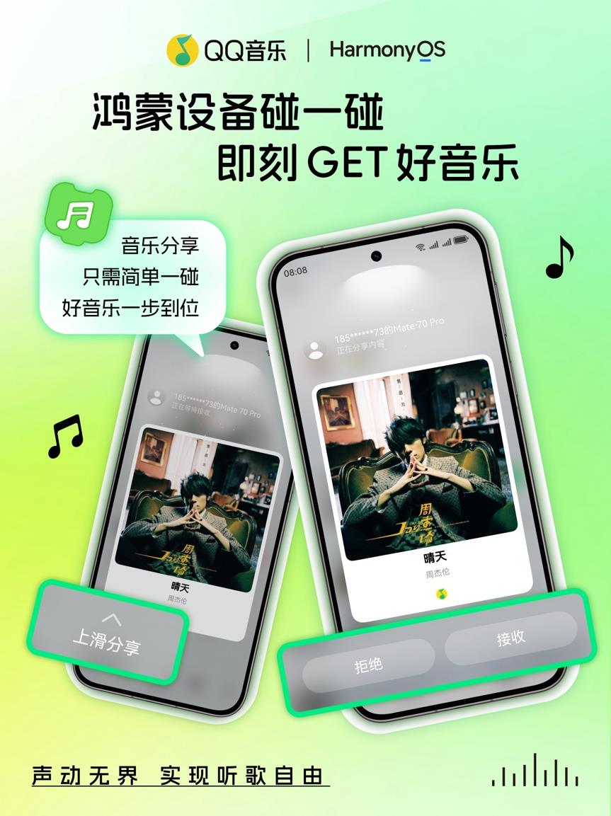 鴻蒙版QQ音樂大獲好評(píng)！銀河音效+全場景互聯(lián)讓聽歌體驗(yàn)大升級(jí)！